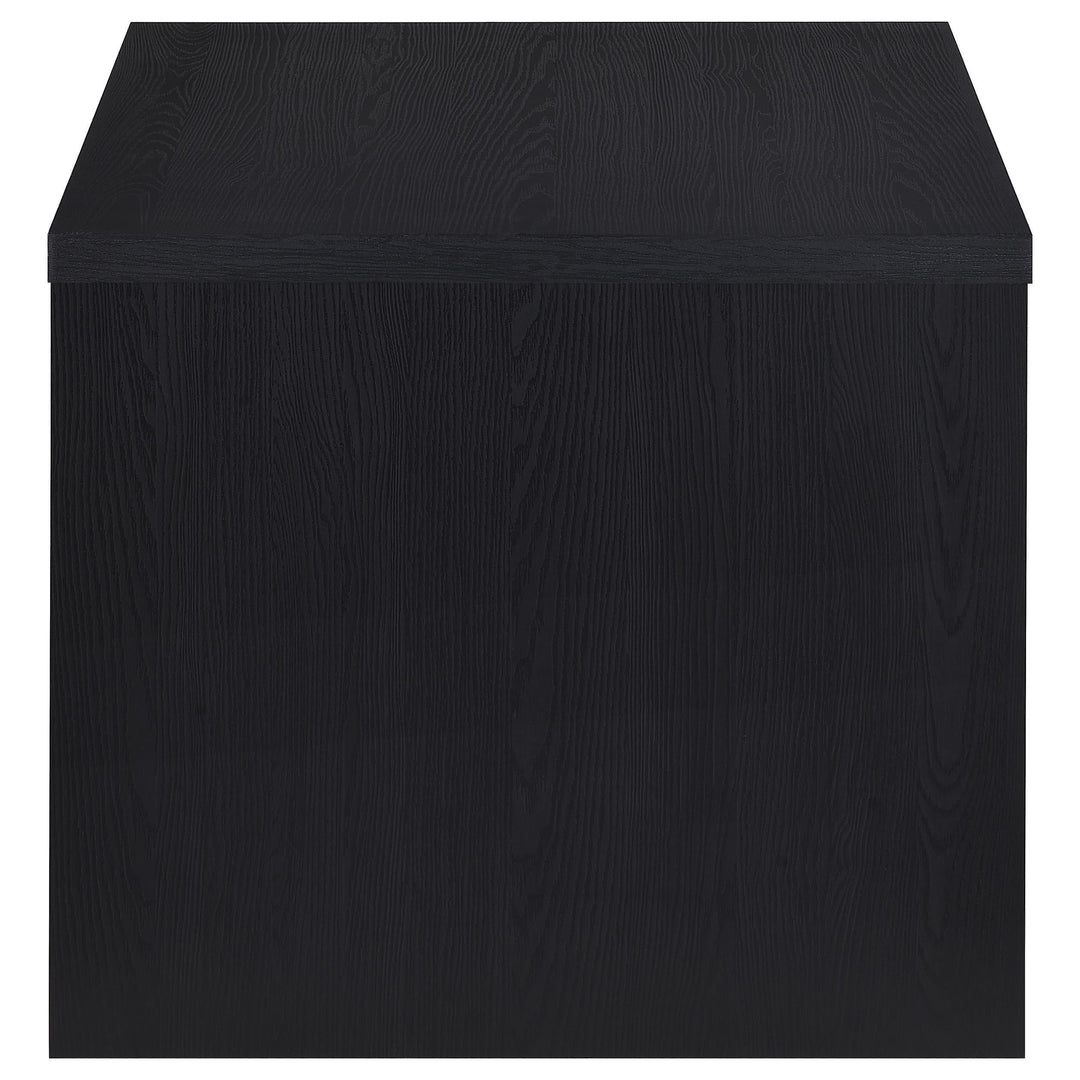 Coaster Furniture 706227 Knapp Engineered Wood Square Side End Table Black