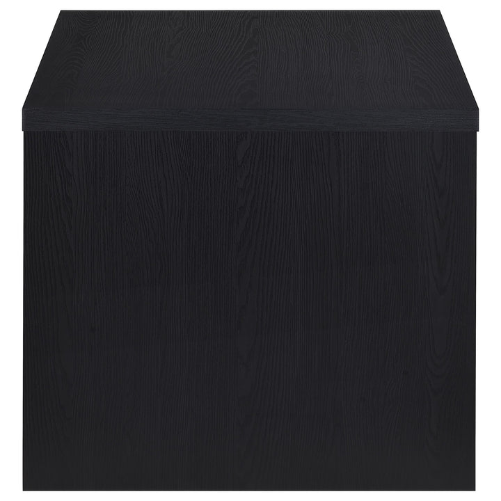 Coaster Furniture 706227 Knapp Engineered Wood Square Side End Table Black