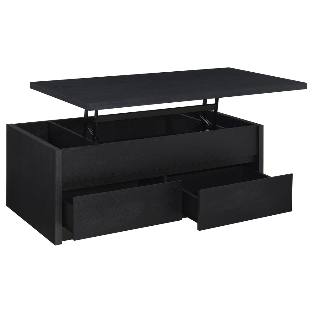 Knapp - 2 Piece Lift Top Coffee Table Set - Black