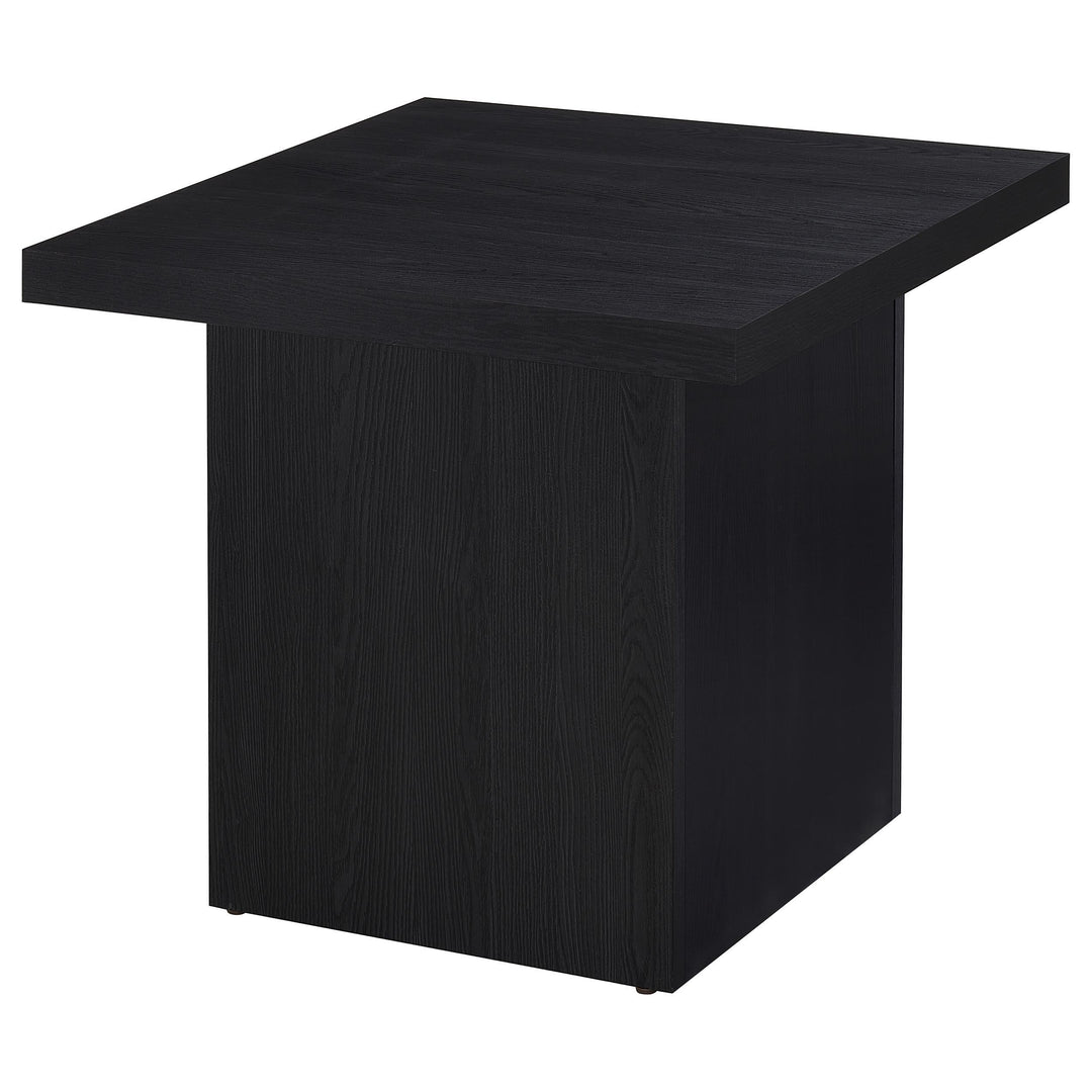 Coaster Furniture 706277 Max Square Engineered Laminate End Side Table Black