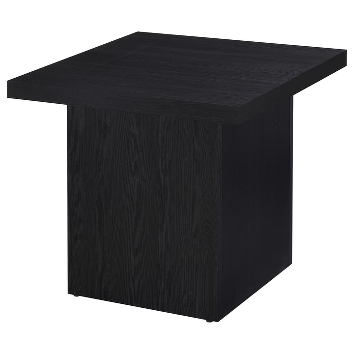 Coaster Furniture 706277 Max Square Engineered Laminate End Side Table Black