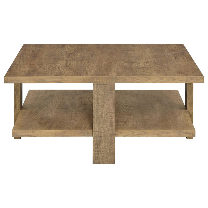Dawn - 3 Piece Round Coffee And End Table Set - Mango Brown