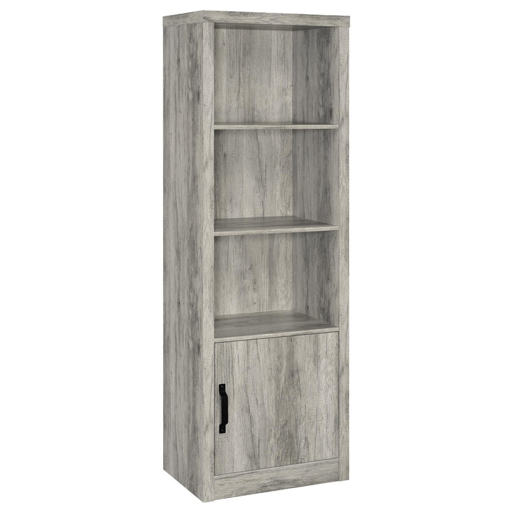 Coaster Furniture 707726 Burke 3-shelf Engineered Wood Media Tower Grey Driftwood