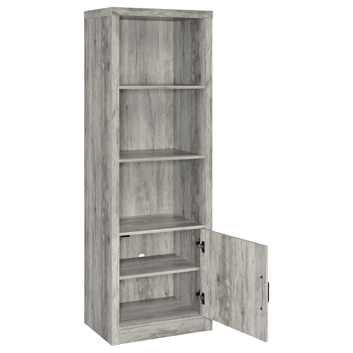 Coaster Furniture 707726 Burke 3-shelf Engineered Wood Media Tower Grey Driftwood