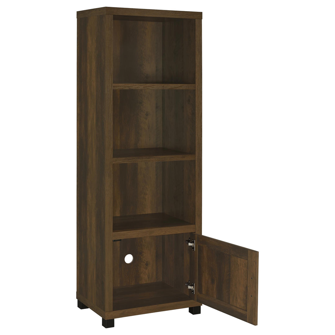 Coaster Furniture 707736 Sachin 3-shelf Engineered Wood Media Tower Dark Pine
