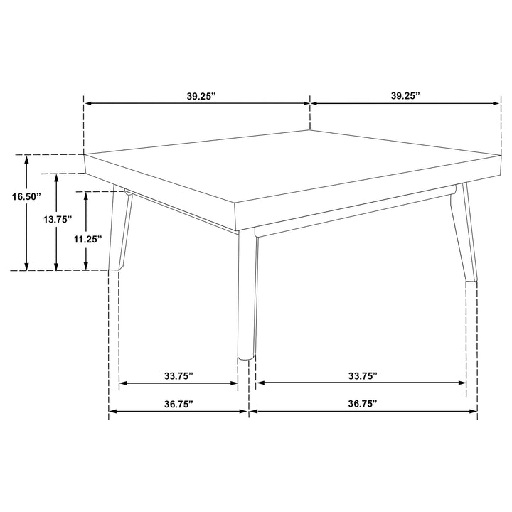 Westerly - 3 Piece Square Coffee And End Table Set - Walnut