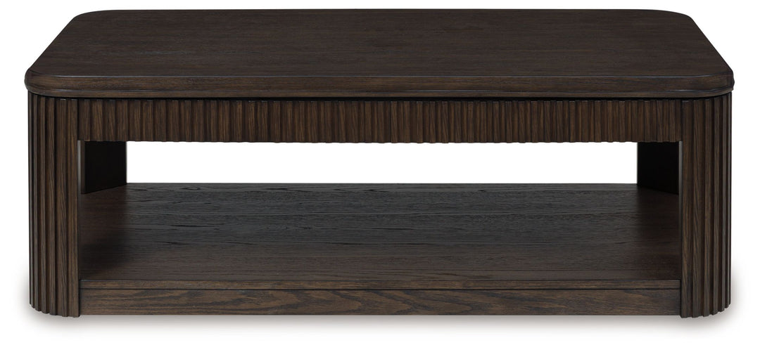 Carlibrie - Lift Top Cocktail Table - Warm Brown by Ashley Furniture product image