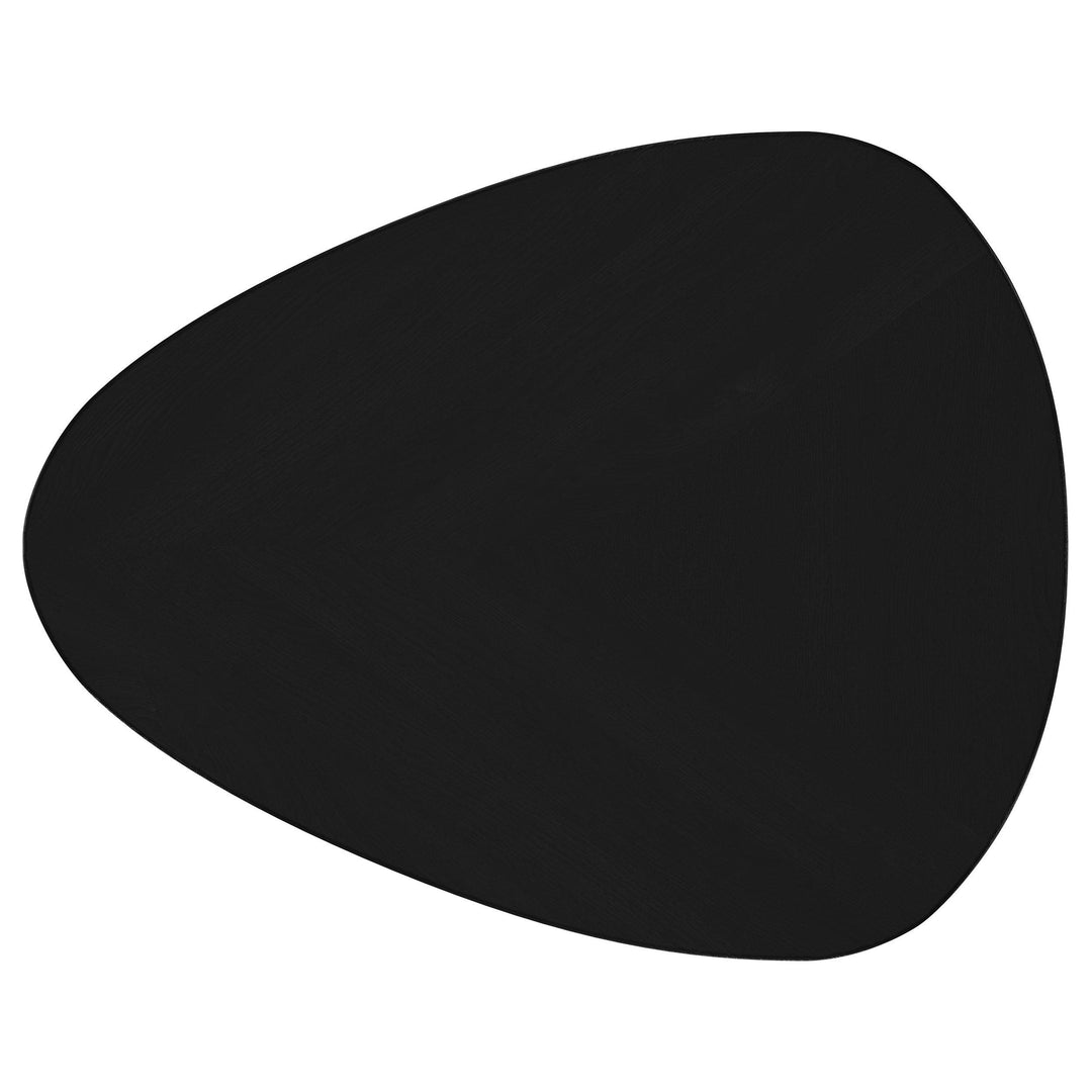 Coaster Furniture 707918-S2 Odessa 2-piece Triangular Coffee and End Table Set Black