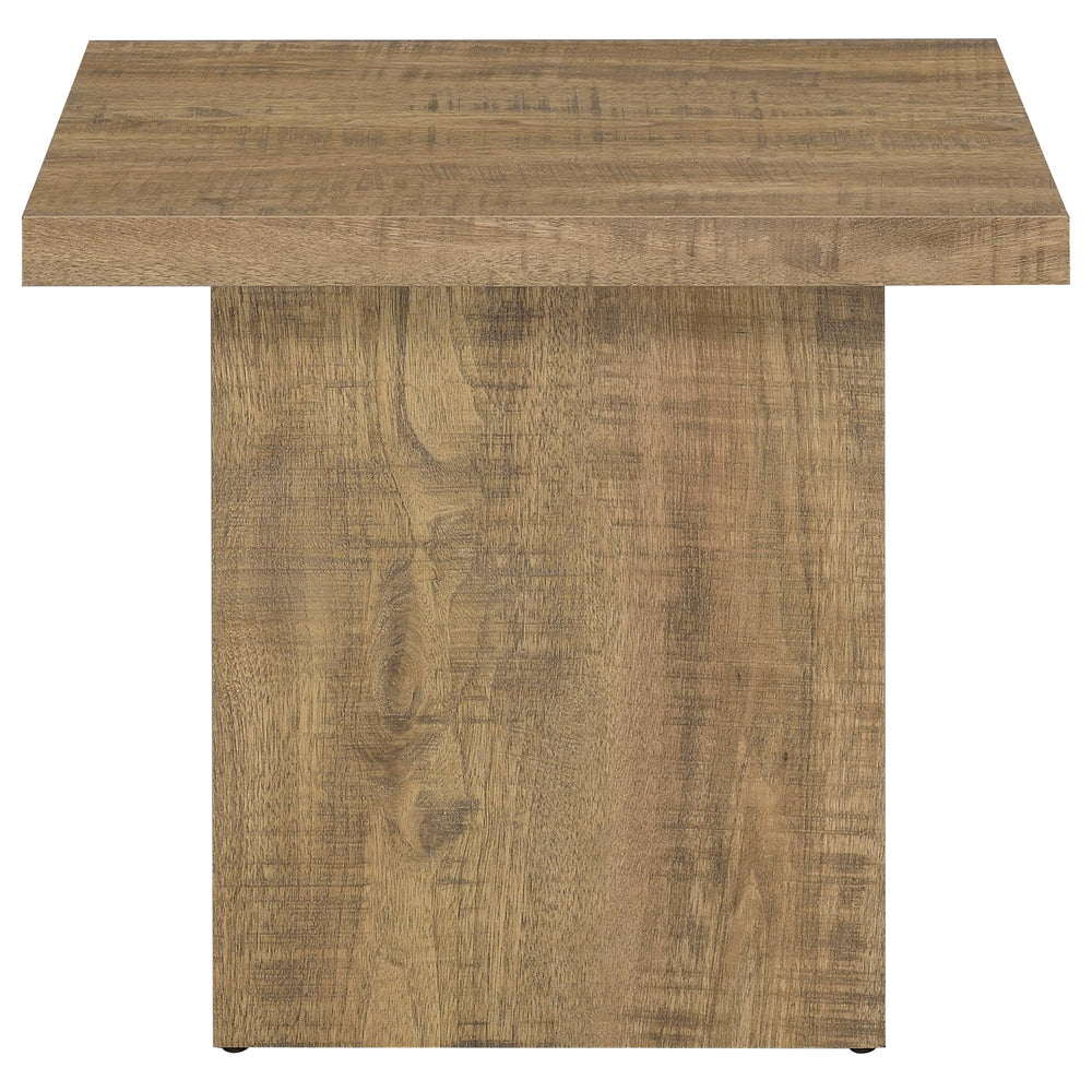 Devar - 2 Piece Square Coffee And End Table Set - Mango