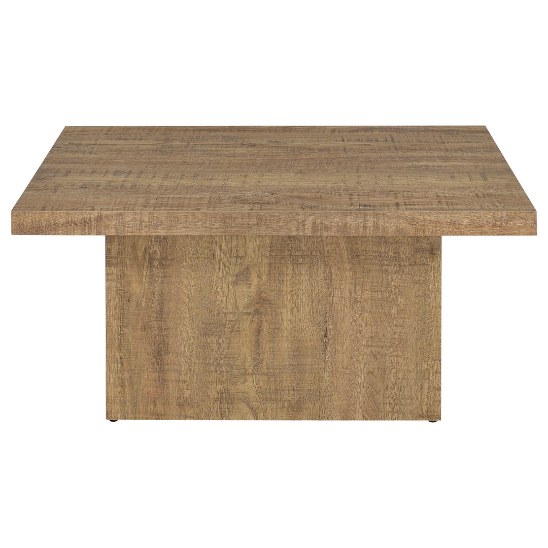 Coaster Furniture 708068 Devar Square Engineered Wood Coffee Table Mango Brown