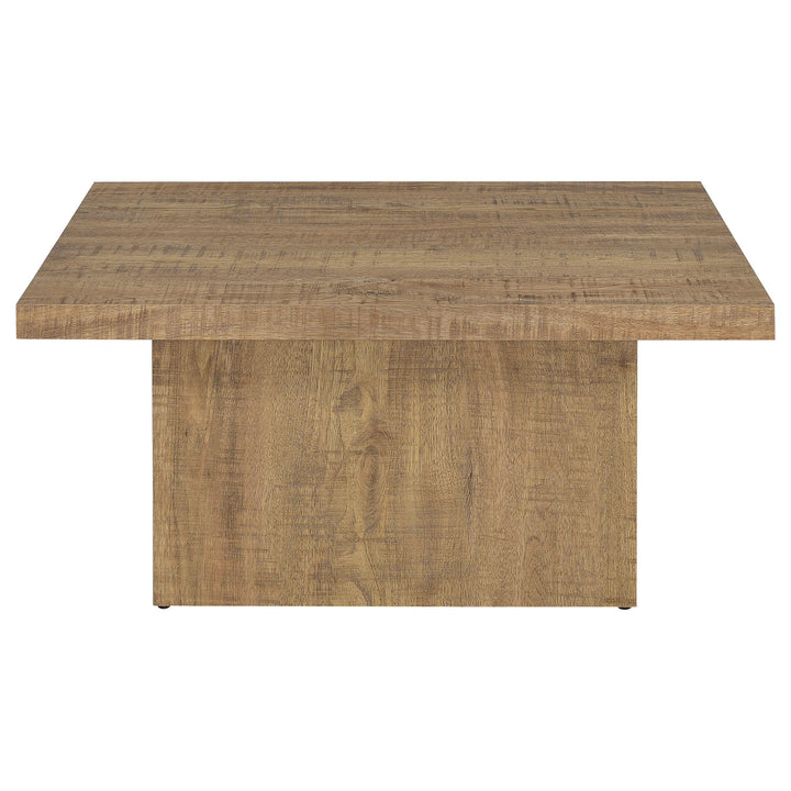 Coaster Furniture 708068 Devar Square Engineered Wood Coffee Table Mango Brown