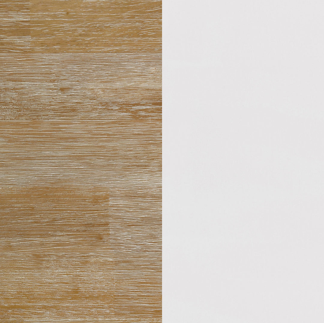 Coaster Furniture 708098 Hollis Square Wood Coffee Table With Shelf Brown and White