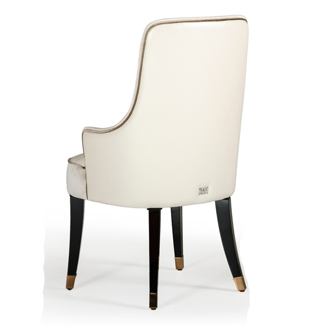 Larissa Modern Cream Dining Chair