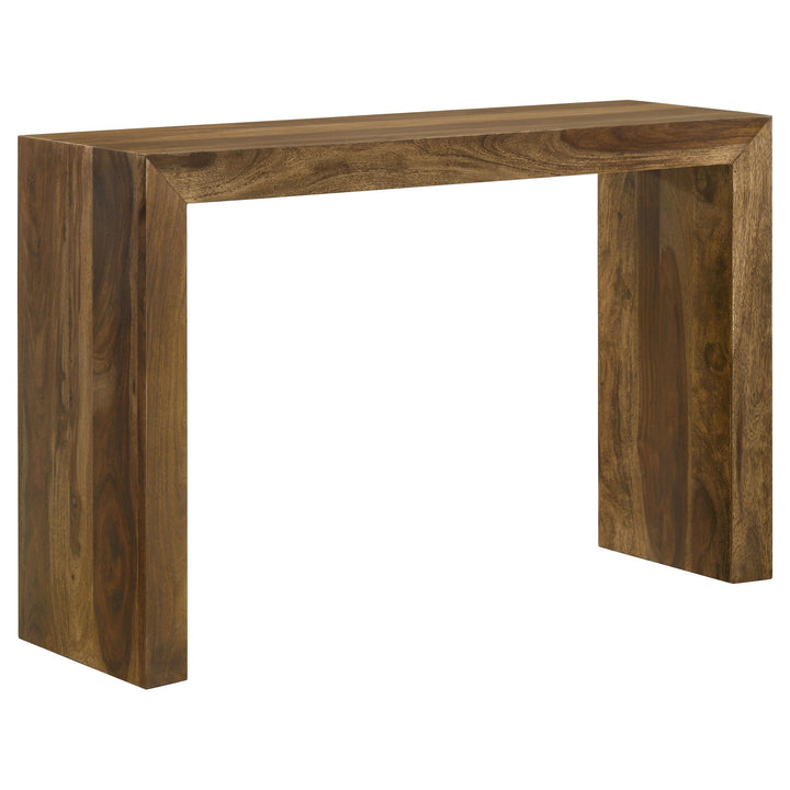 Coaster Furniture 708419 Odilia Rectangular Solid Wood Entryway Console Table Auburn