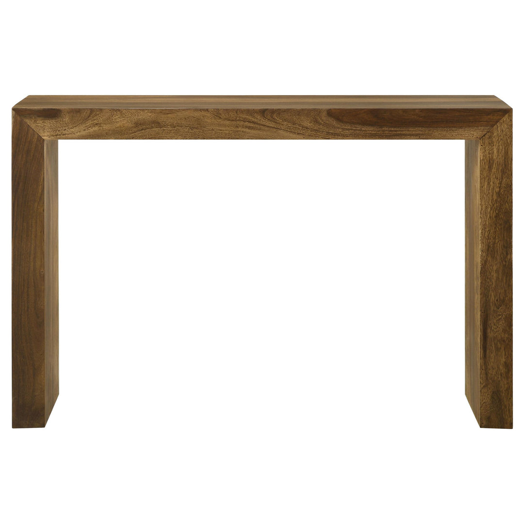 Coaster Furniture 708419 Odilia Rectangular Solid Wood Entryway Console Table Auburn