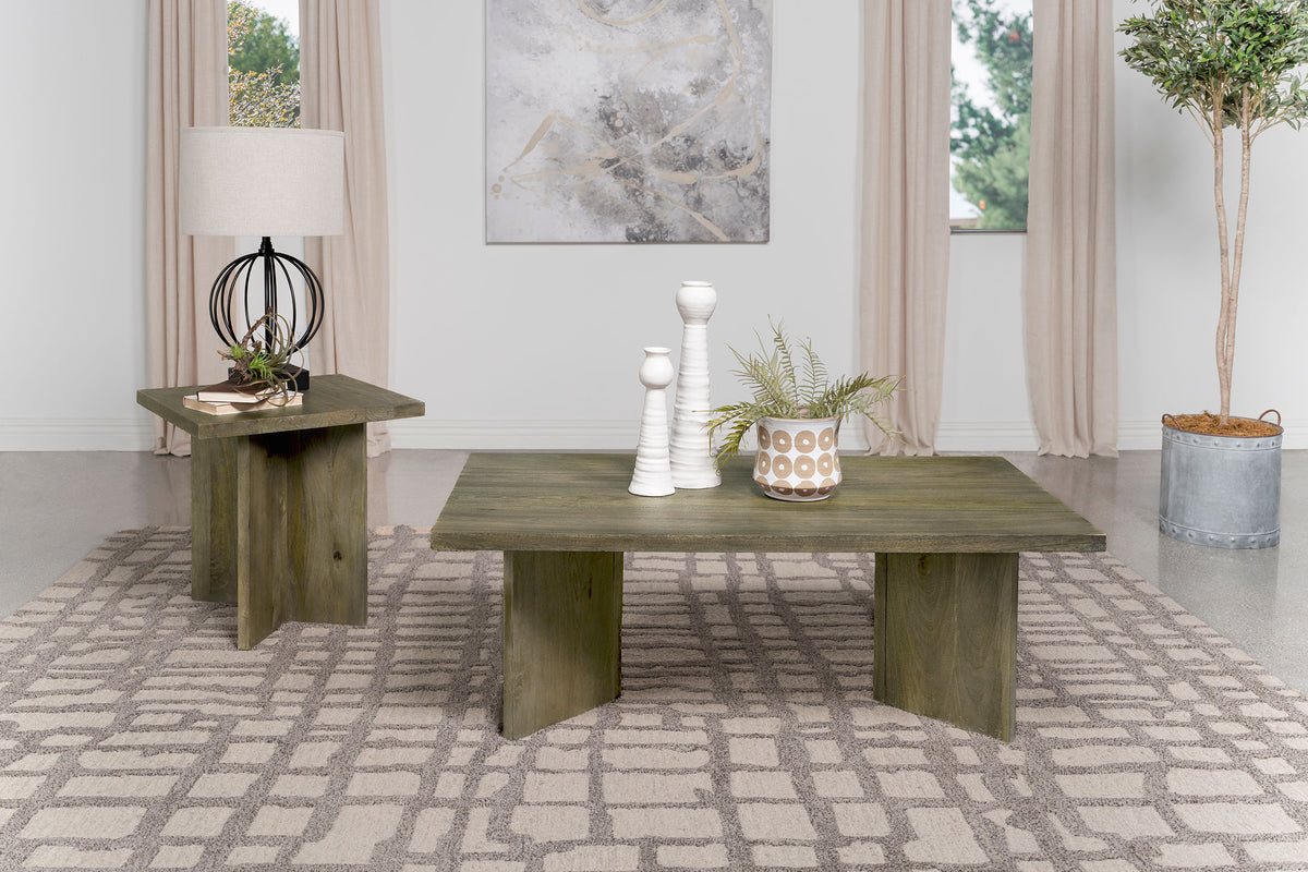 Andando - 2 Piece Coffee And End Table Set - Mango Brown