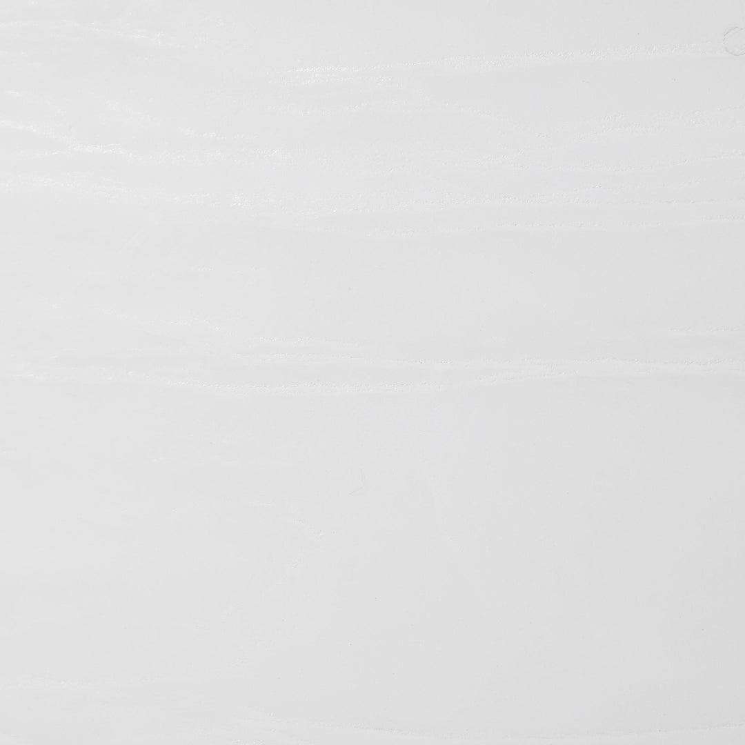 Coaster Furniture 708537 Kerwin Square Stone Top End Table White and Chrome