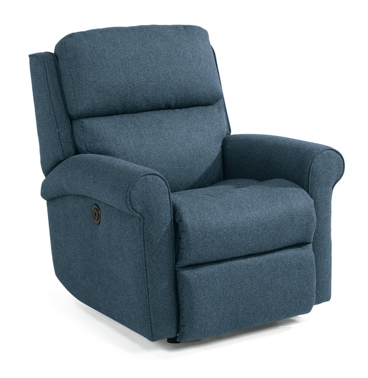 Belle Power Recliner Blue