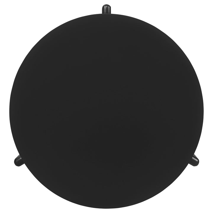 Coaster Furniture 709678-S2 Cordova 2-piece Solid Wood Coffee and End Table Set Black