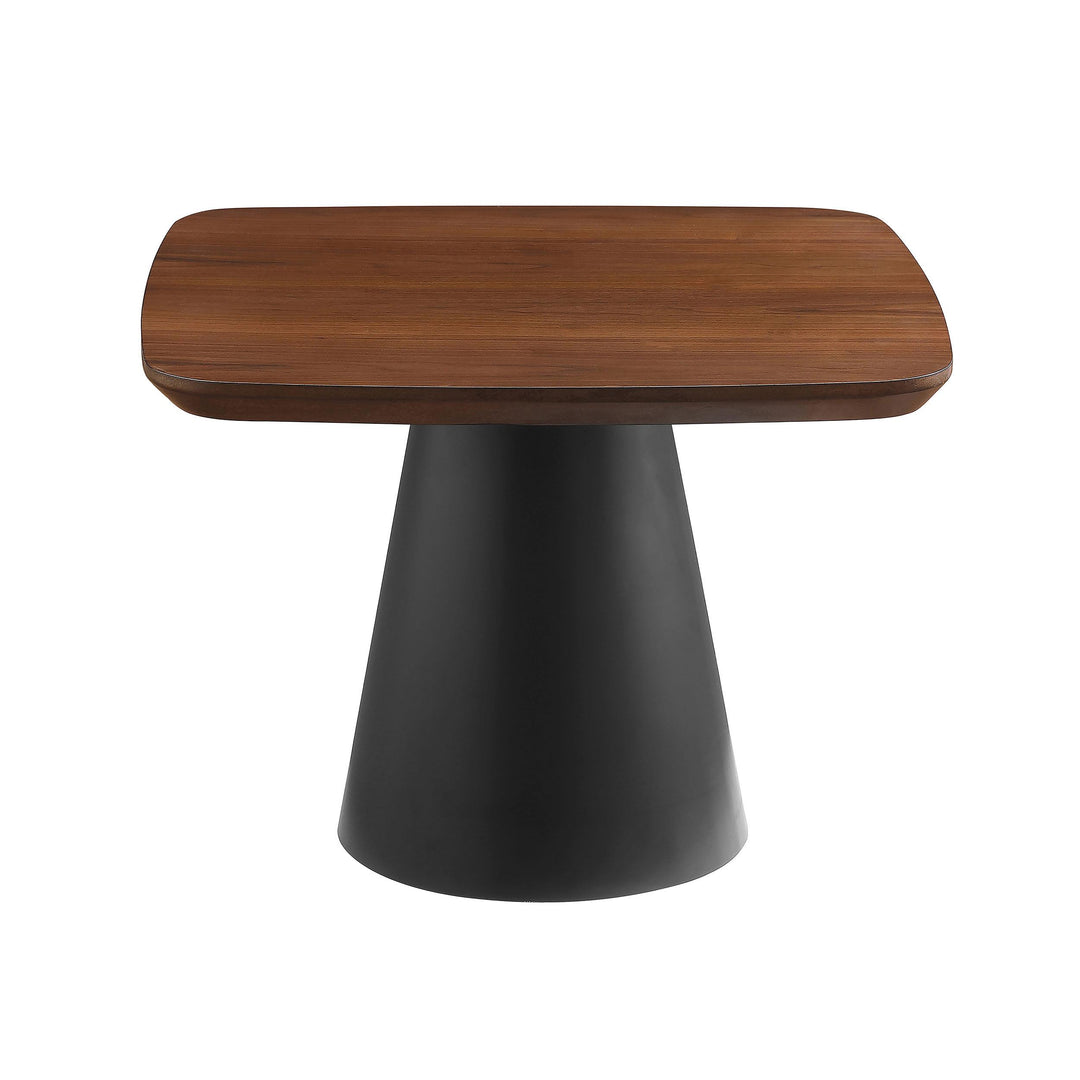 Coaster Furniture 710010 Eason 2-piece Coffee Table Set Walnut and Black