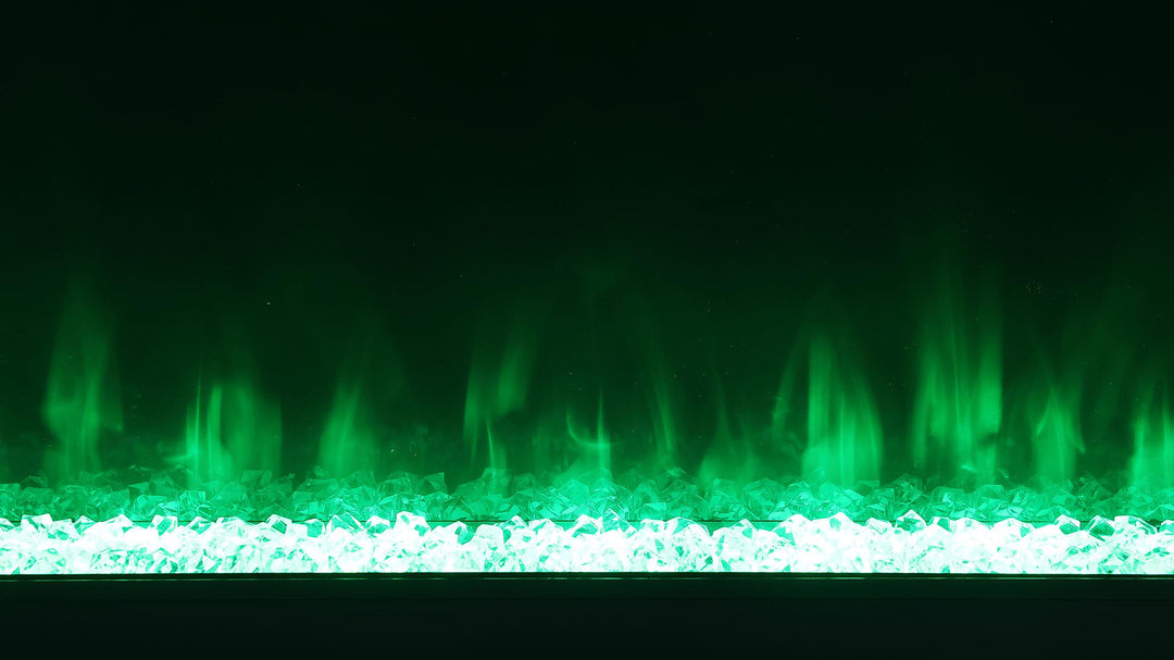 Coaster Furniture 710023 Vallerie 71" TV Stand with Visual Flame Box White