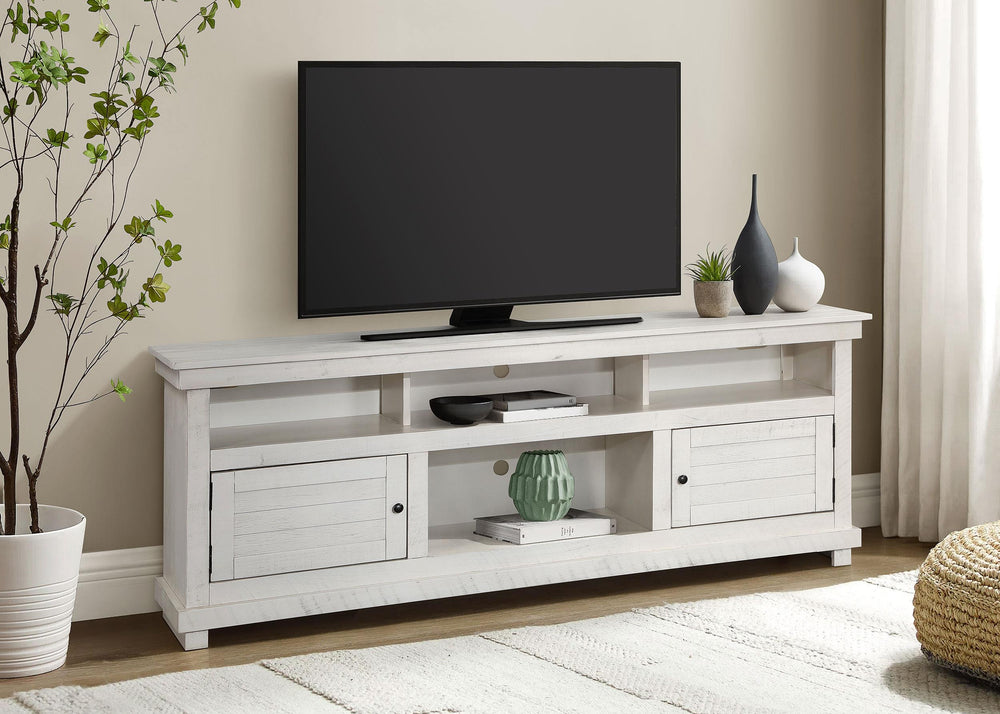 Coaster Furniture 710053 Payne 70-inch TV Stand Media Console Distressed White
