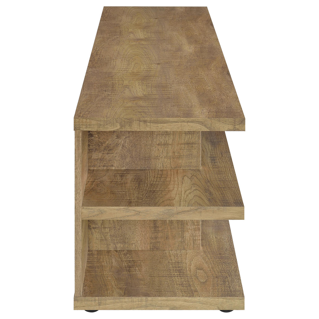 Coaster Furniture 710543 Cartmill 78-inch 2-tier TV Stand Media Console Mango