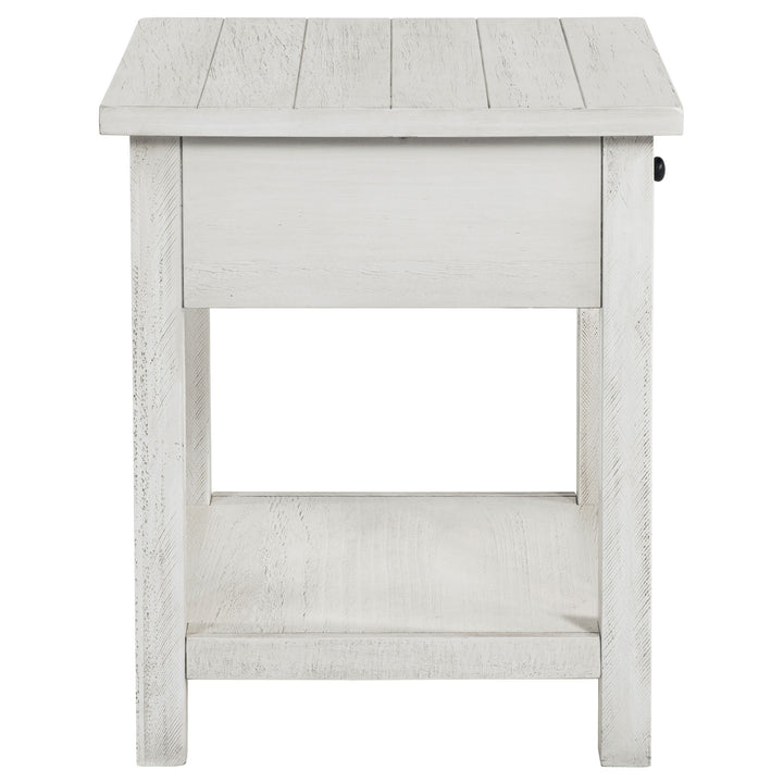 Payne - 3 Piece Coffee And 1-Drawer End Table Set - White