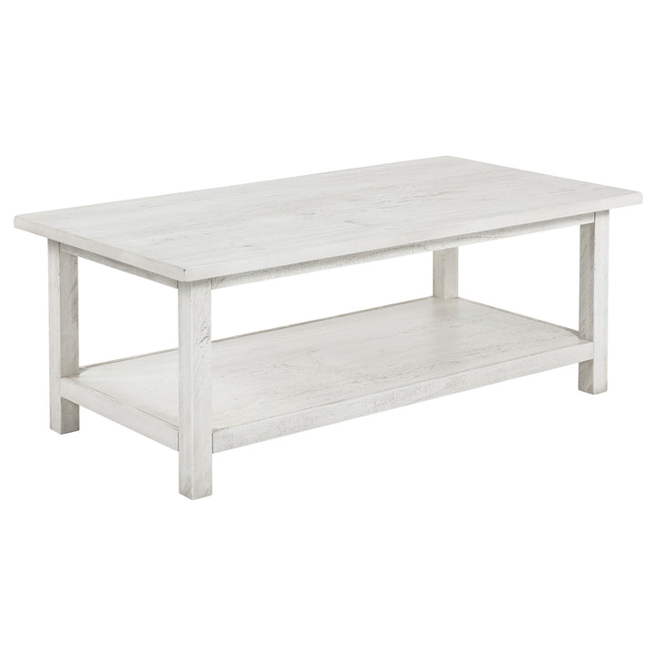 Payne - 3 Piece Coffee And 1-Drawer End Table Set - White