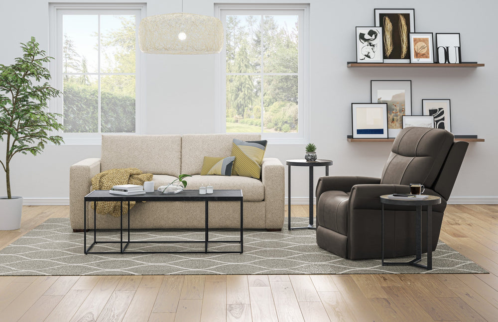 Collins Fabric Two-Cushion Sofa - dimensions