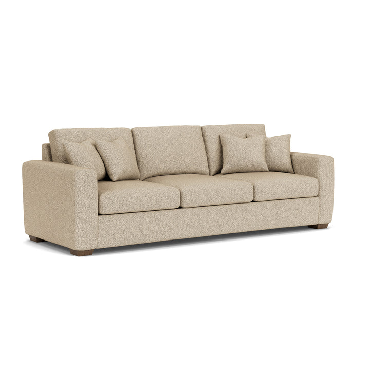 Collins Fabric Large Three-Cushion Sofa