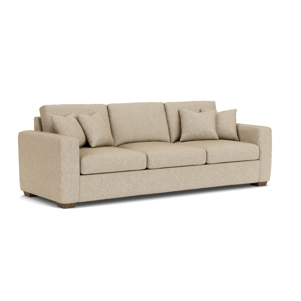 Collins Fabric Large Three-Cushion Sofa