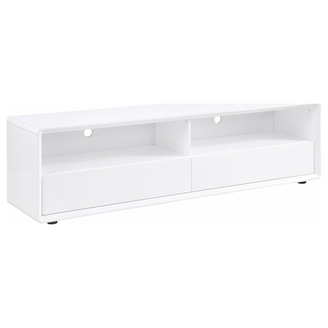 Coaster Furniture 710750 Ellice 71-inch TV Stand Media Console White