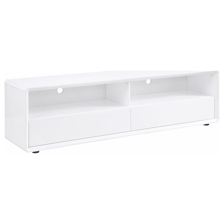 Coaster Furniture 710750 Ellice 71-inch TV Stand Media Console White