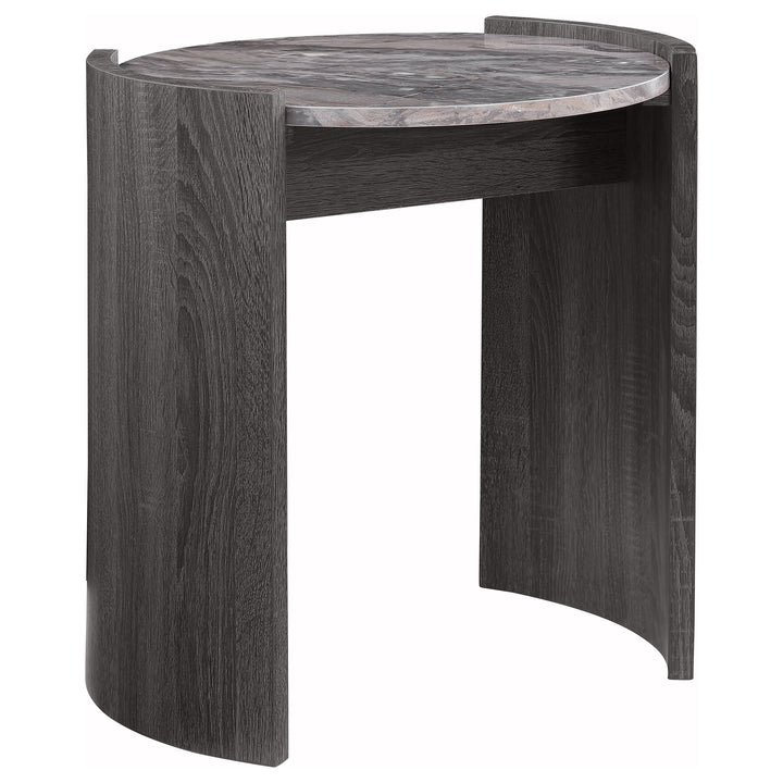 Gladstone - 2 Piece Coffee And End Table Set - Distressed Gray