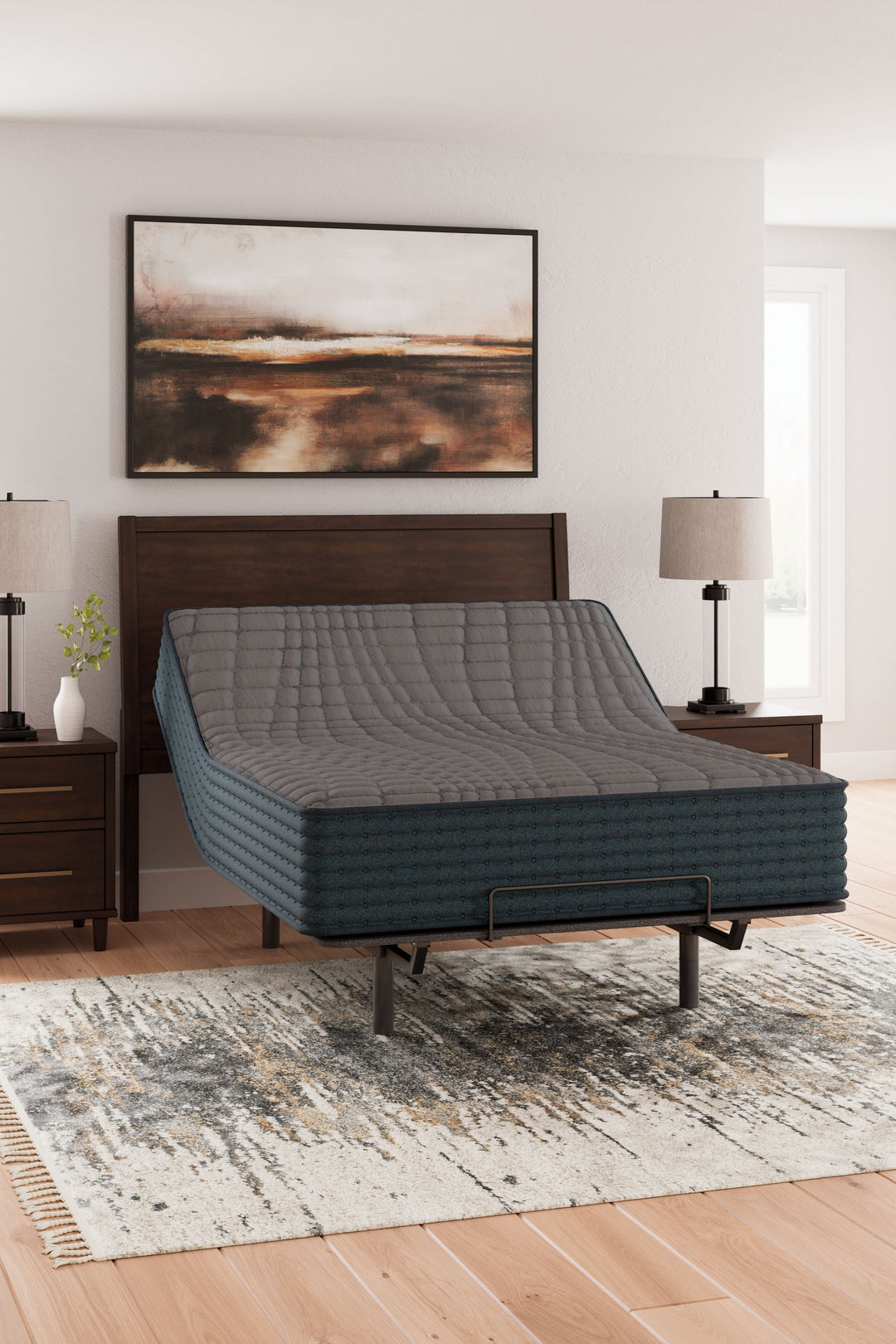 Gray 1200 Hybrid - Queen Mattress - Gray