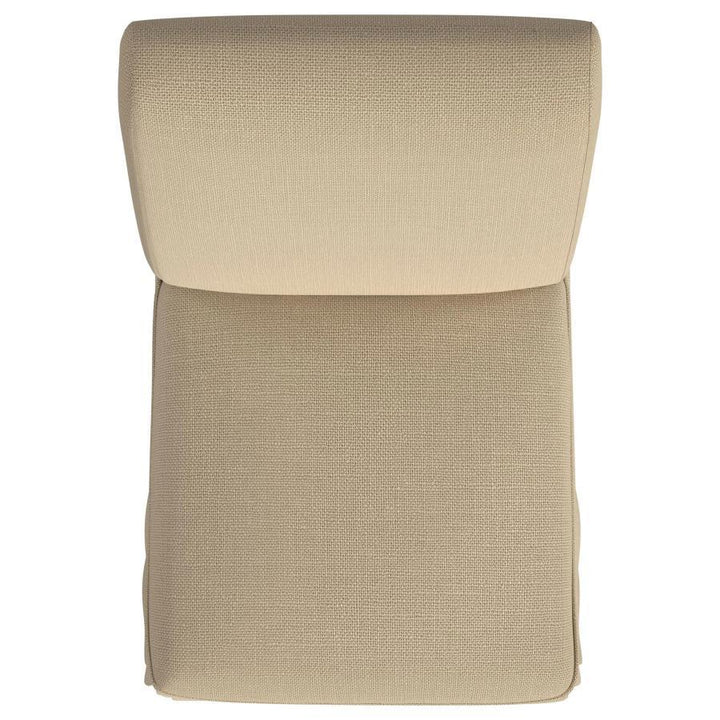 Shawna - Upholstered Skirted Dining Chair  - Khaki