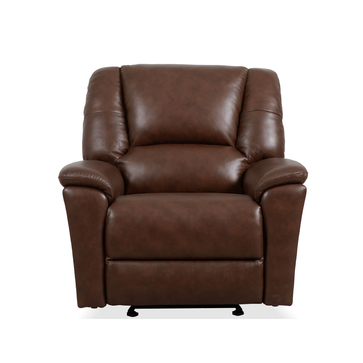 Plush Gliding Recliner Tavern Brown
