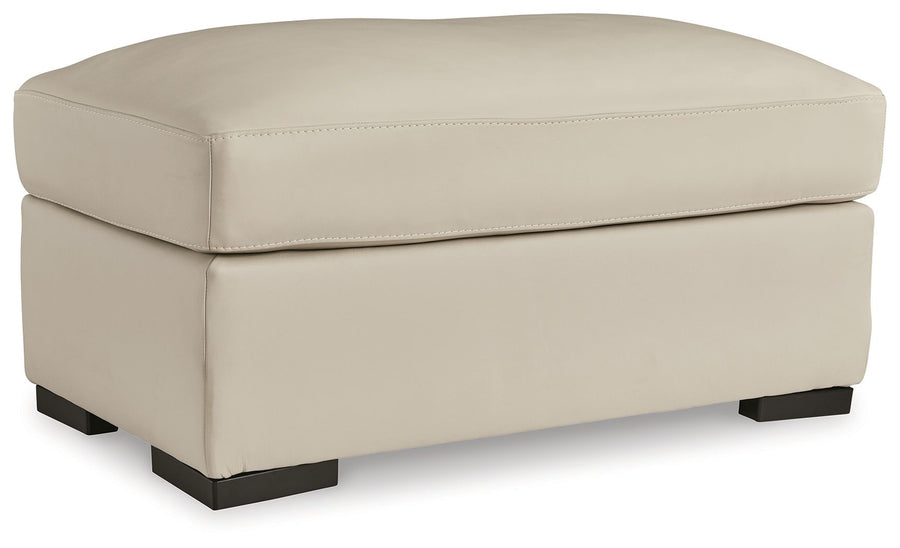Treasure Trove Leather Ottoman