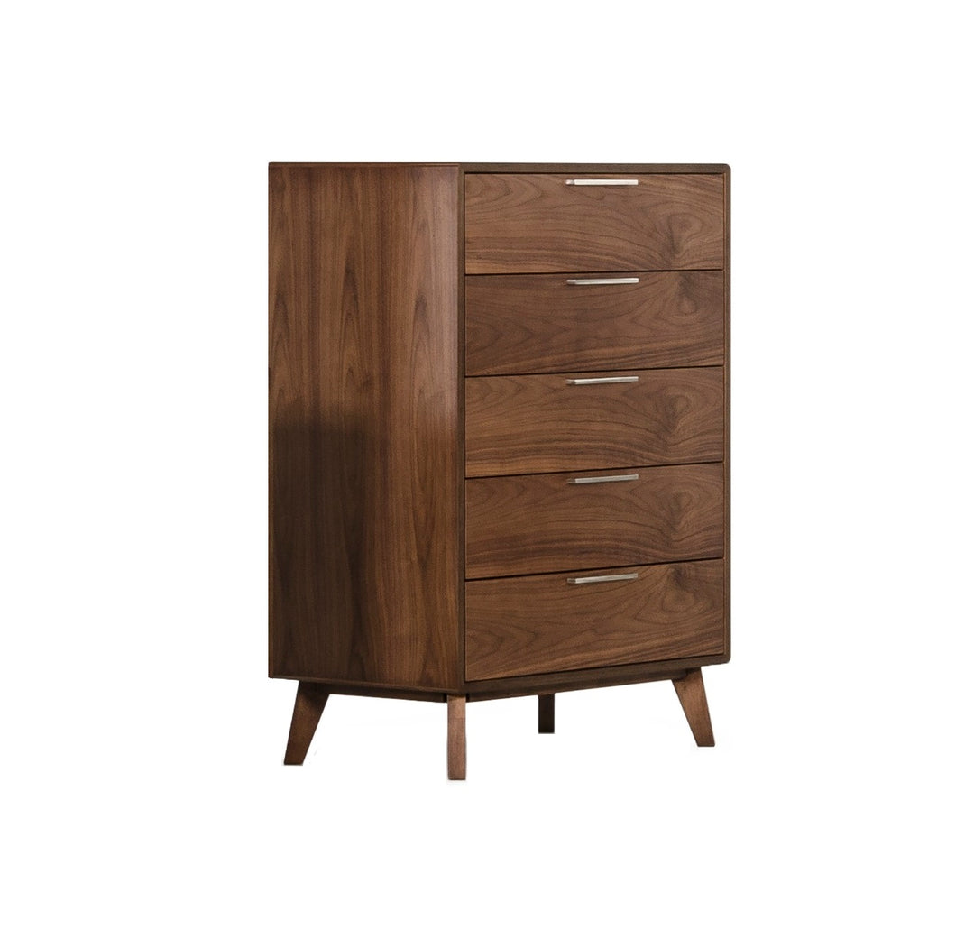 Soria Mid-Century Walnut Chest