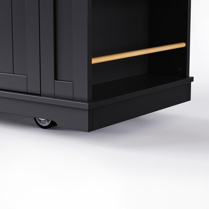 53-inch-black-kitchen-island-cart-with-drop-leaf-and-power-outlet