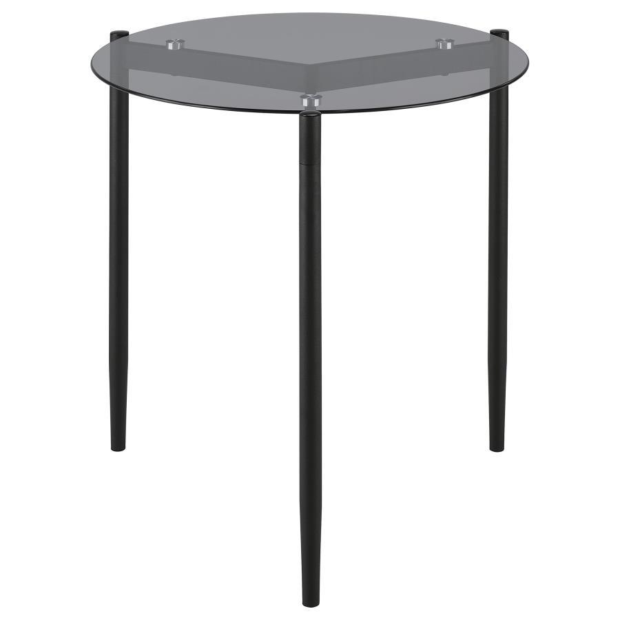Rosalie - 2 Piece Round Coffee And End Table Set - Gray