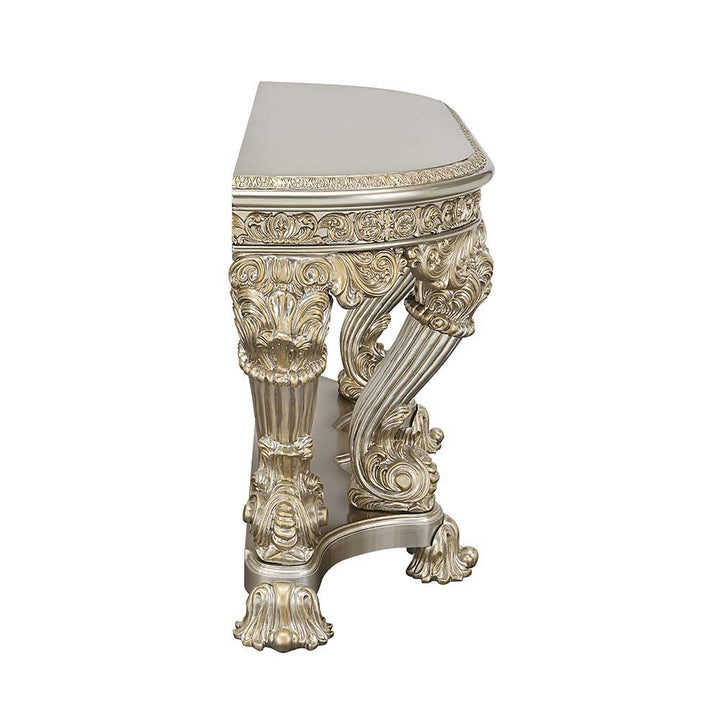 Danae - Sofa Table - Champagne & Gold