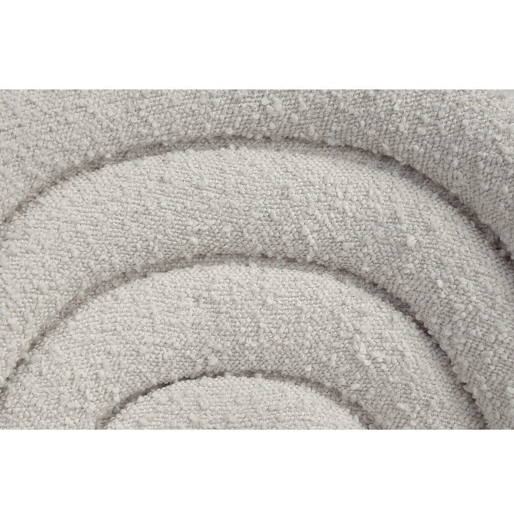 Fadri - Side Chair Set of 2) - Teddy Sherpa & Mirrored Gold