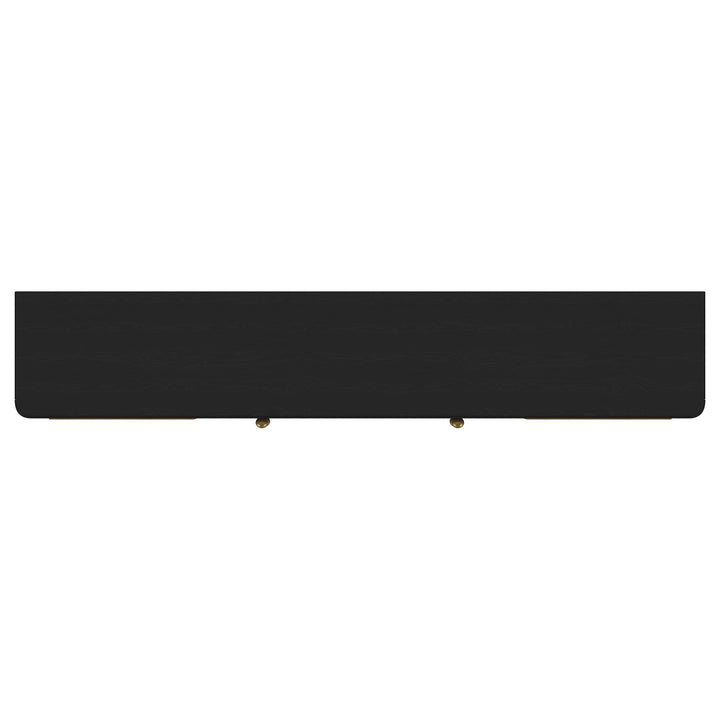 Coaster Furniture 720263 Arini Rattan Cane 2-door TV Stand Media Console Black