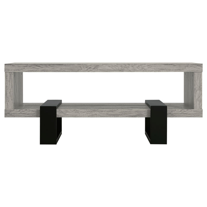 Coaster Furniture 720878 Dinard Engineered Wood Coffee Table Grey Driftwood