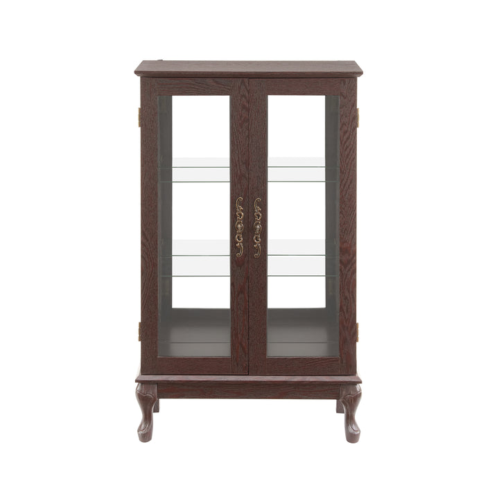 elegant-and-refined-cherry-curio-cabinet-with-tempered-glass-doors