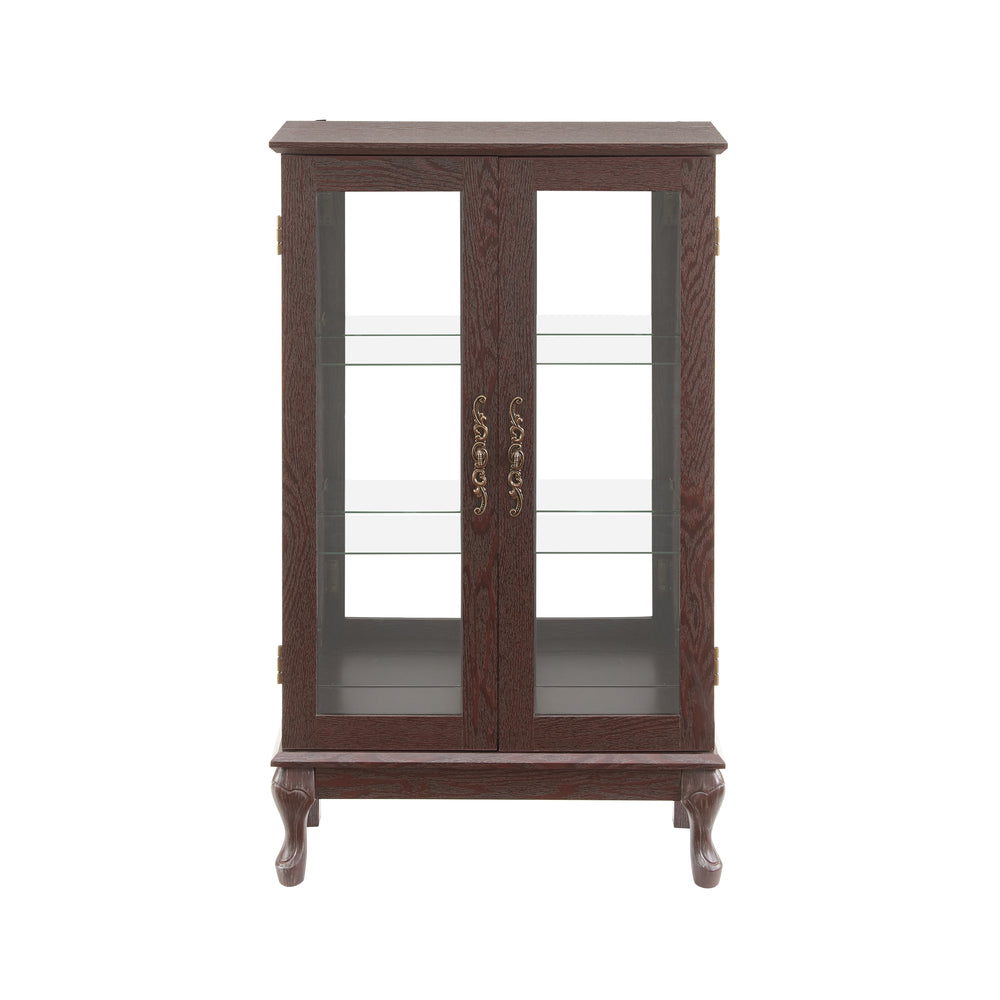 elegant-and-refined-cherry-curio-cabinet-with-tempered-glass-doors