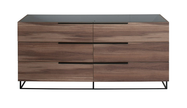 Matteo - Modern Italian Walnut Dresser