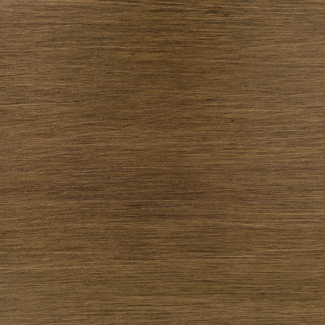 Coaster Furniture 721597 Morena Round Tawny Glass Top Side End Table Brushed Bronze